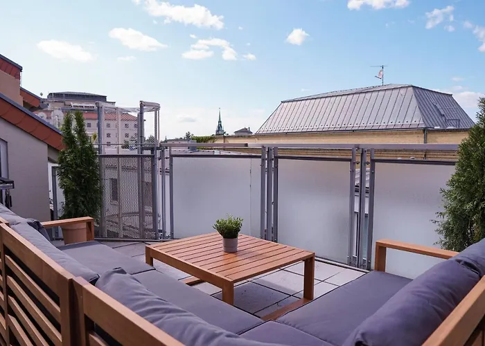 Fullhouse - Halle - Ab7 Rooftop - Bbq Grill - Elevator - Balcony
